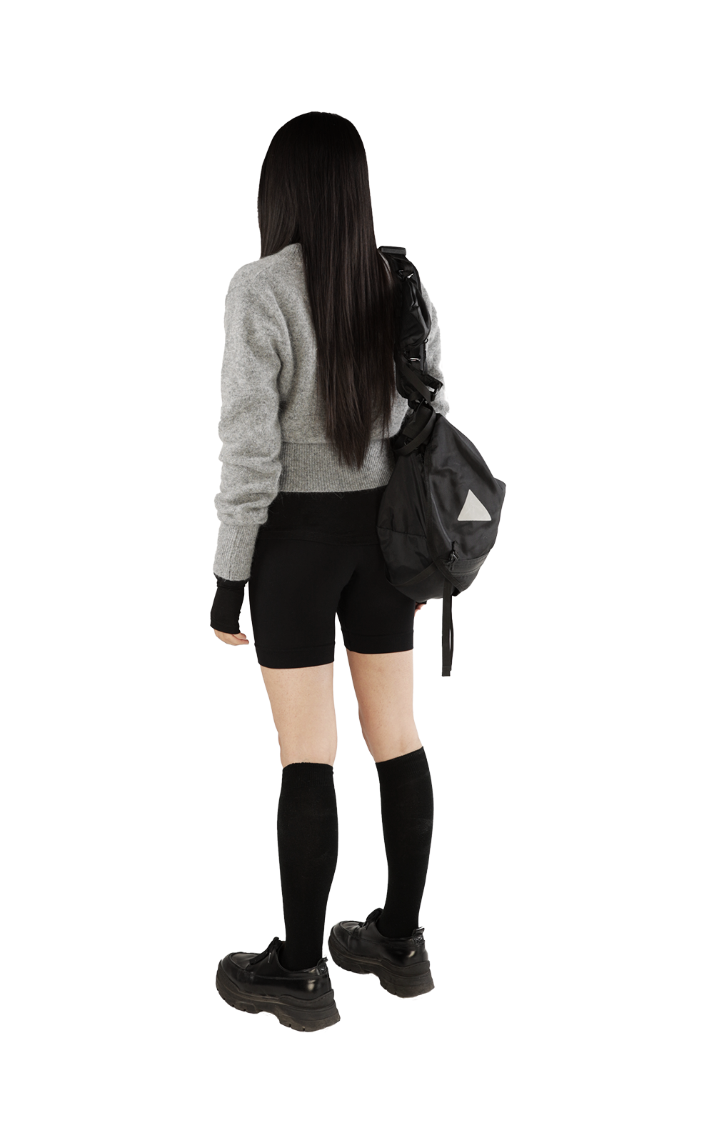 CHI CROPPED VNECK KNIT
