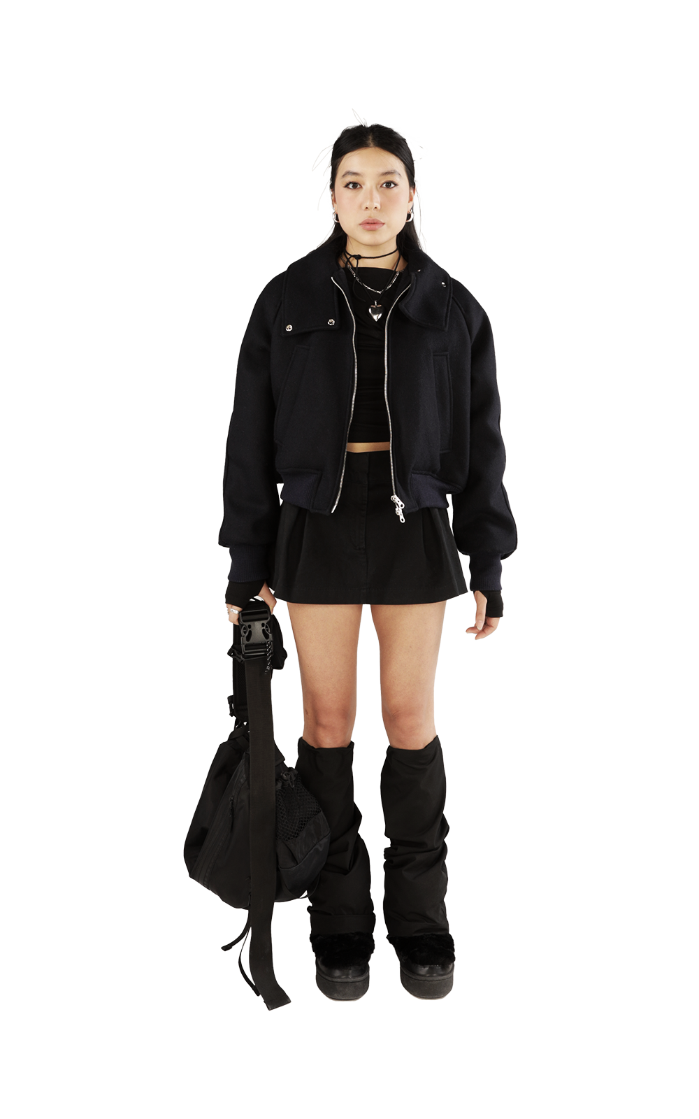 Hung Cropped Wool Jacket