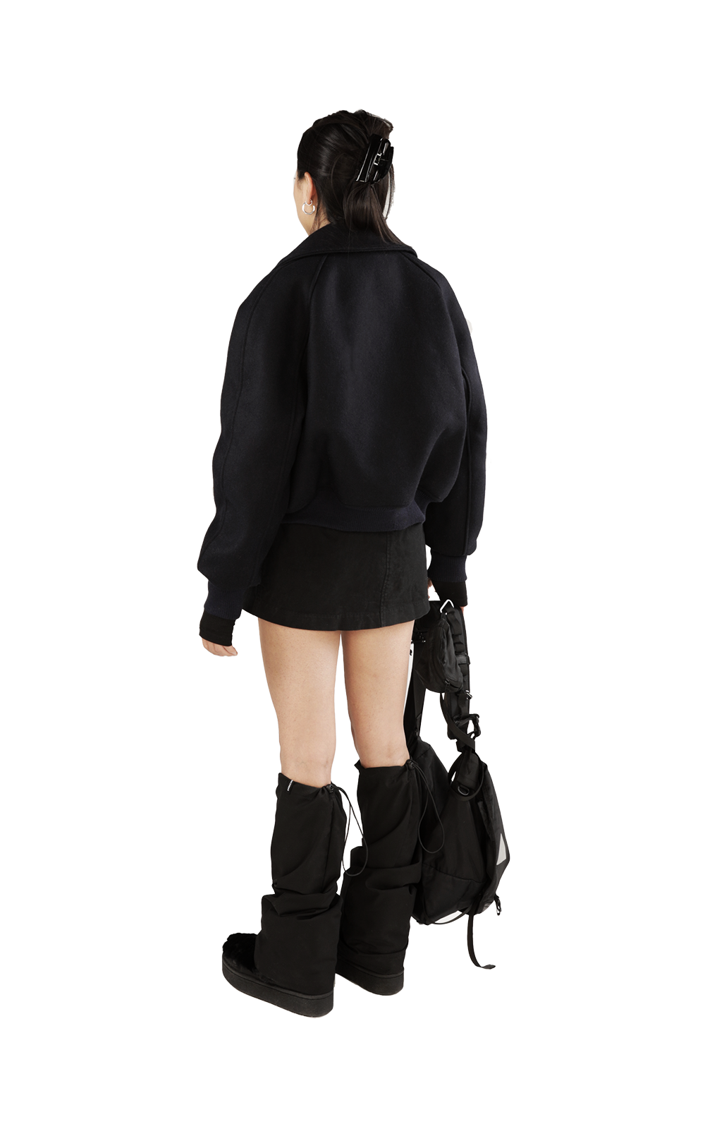 Hung Cropped Wool Jacket