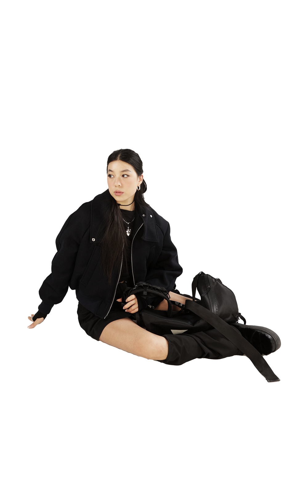 Hung Cropped Wool Jacket
