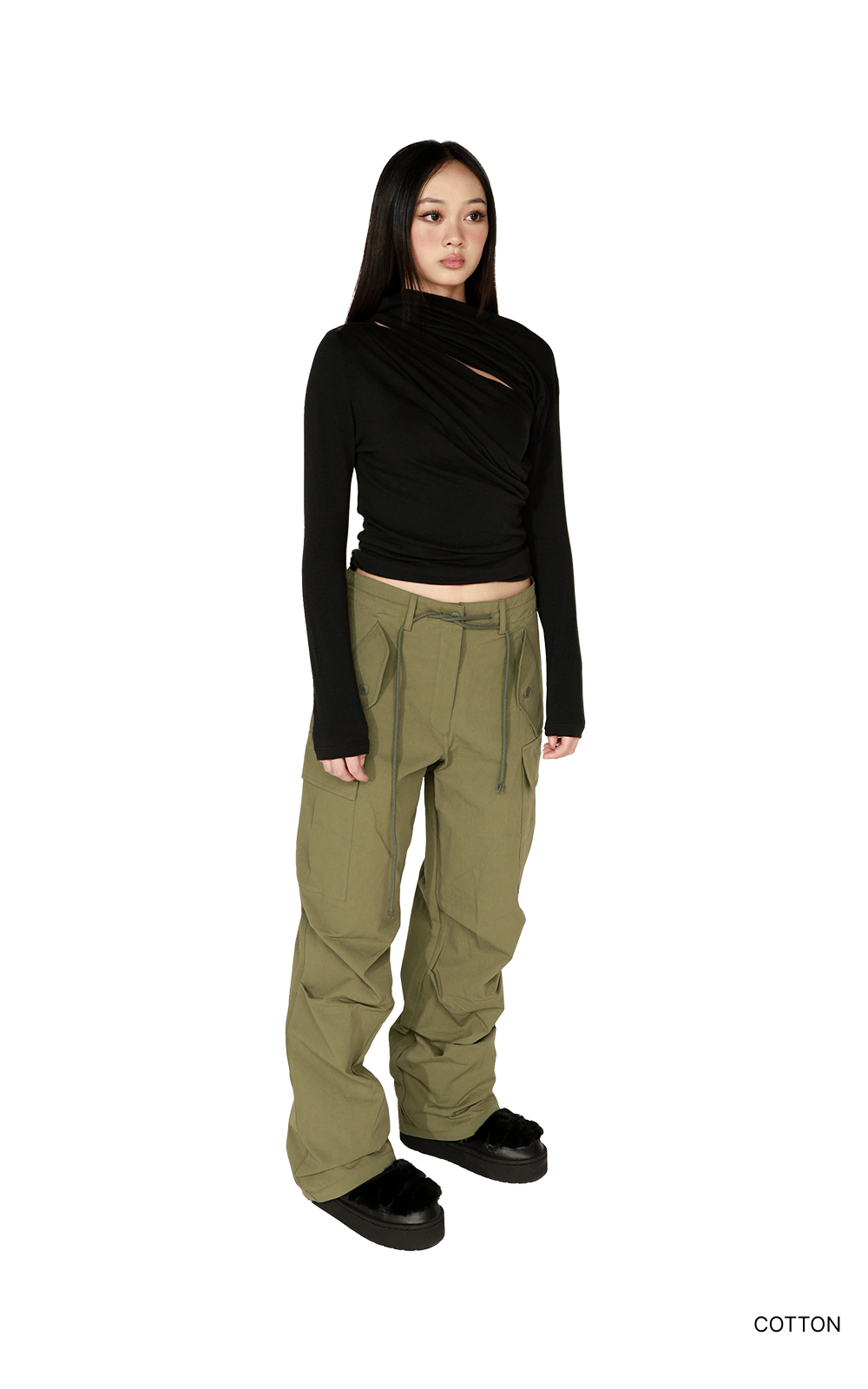 KIM POCKET CARGO PANTS