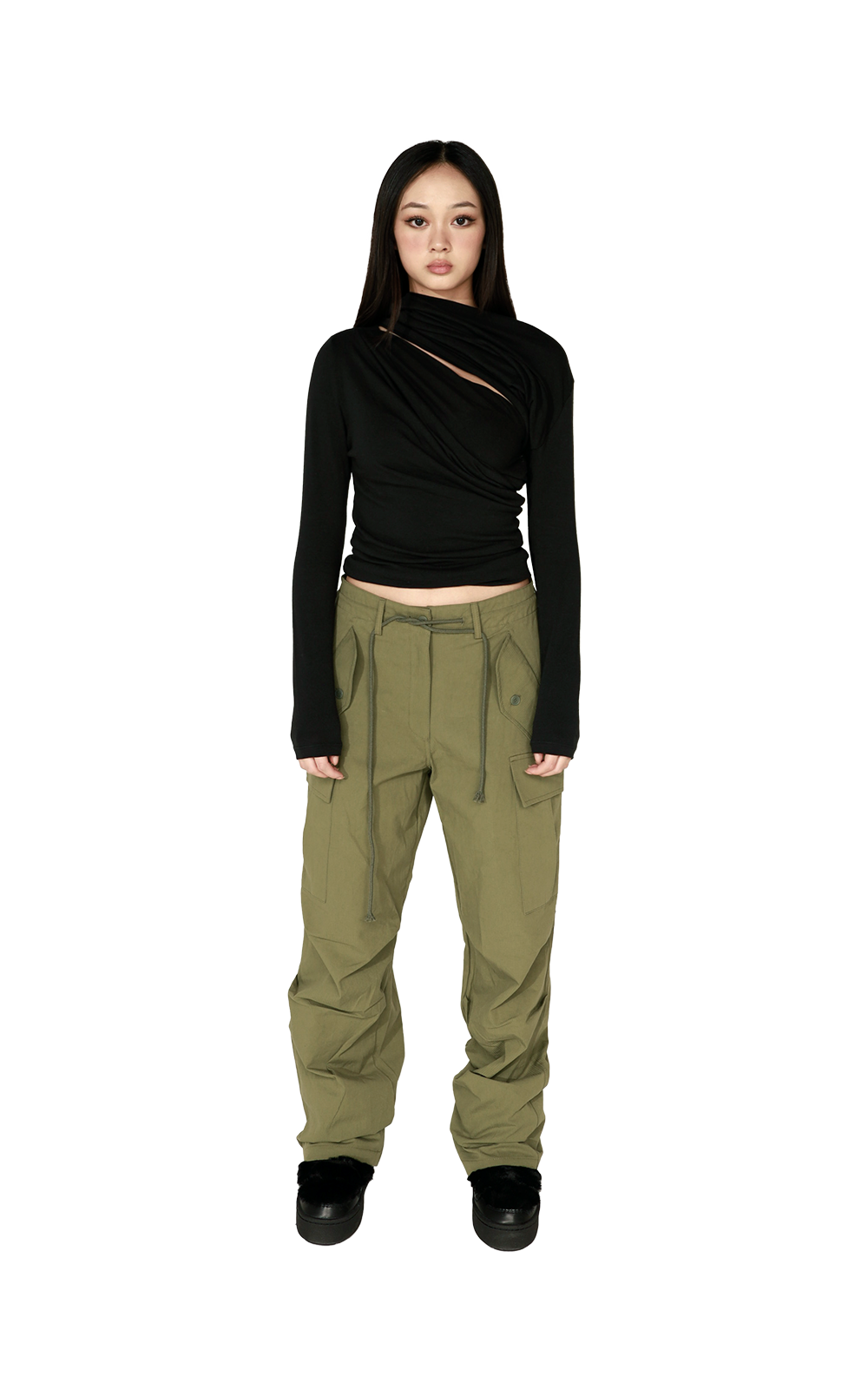 KIM POCKET CARGO PANTS