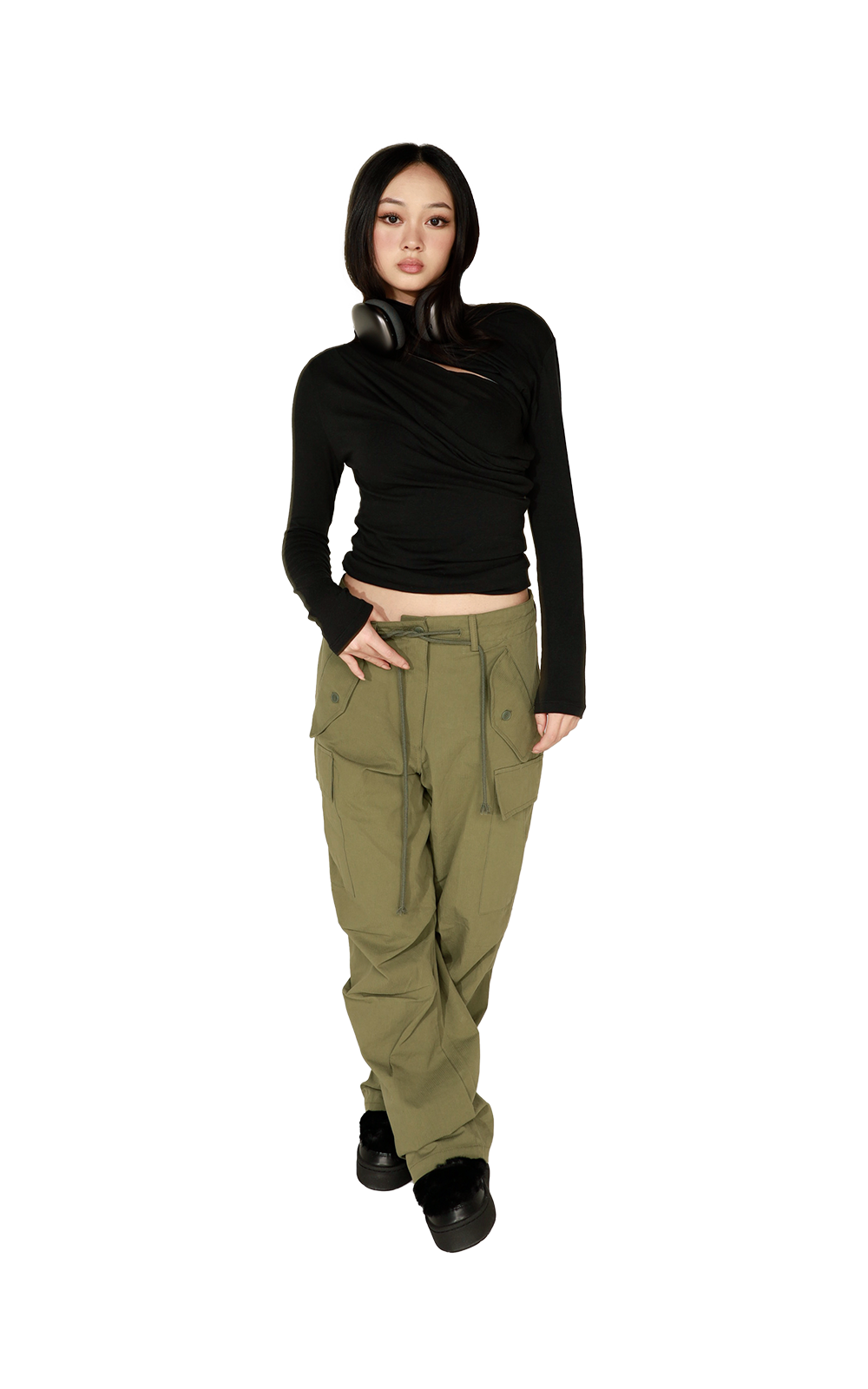 KIM POCKET CARGO PANTS