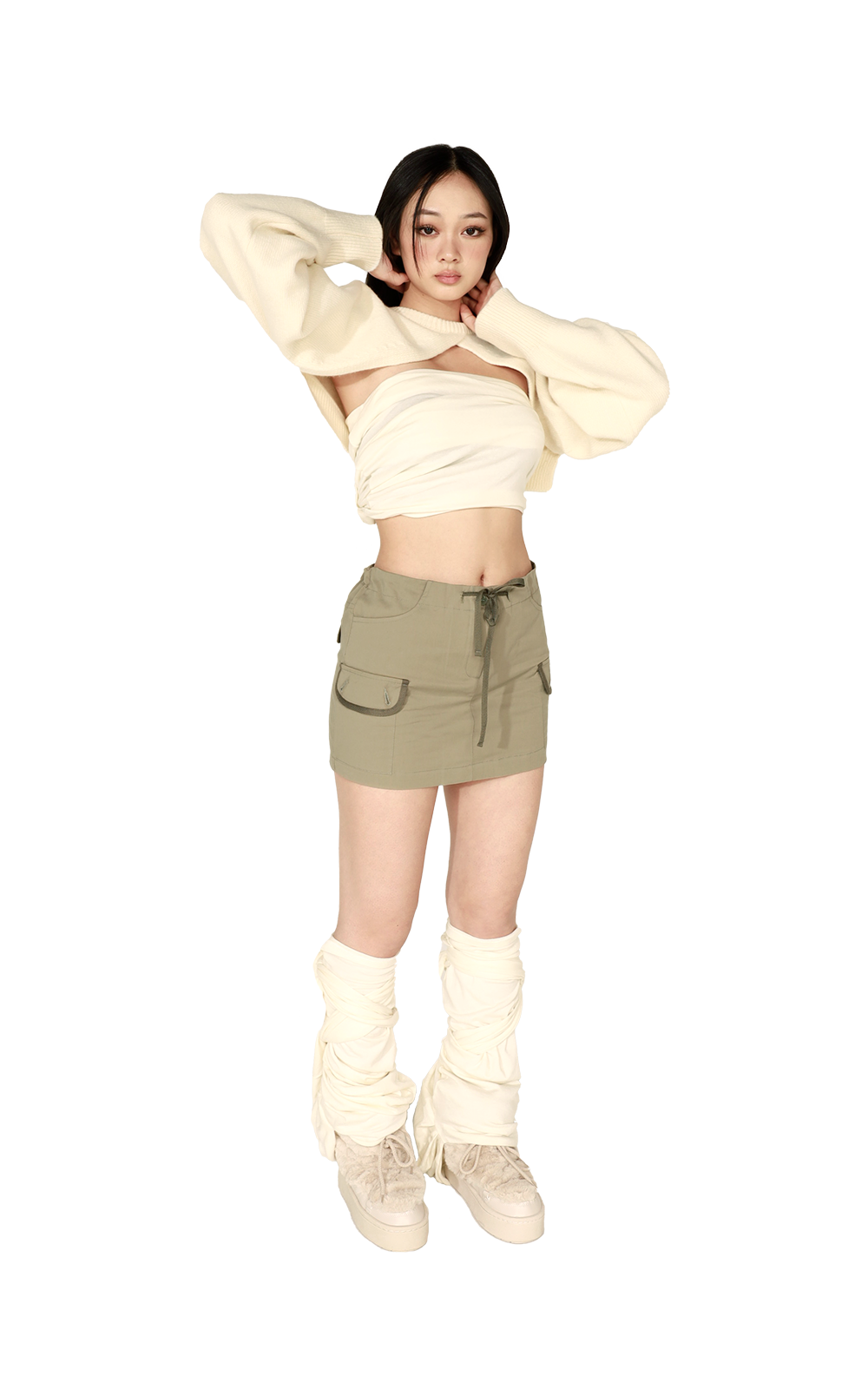 YENHI UNBALANCED BOLERO